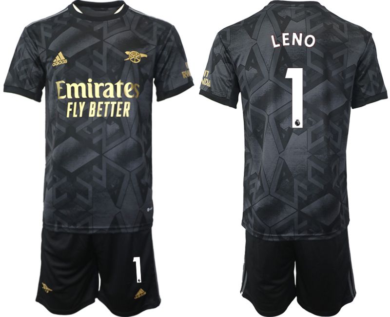 Men 2022-2023 Club Arsenal away black #1 Soccer Jersey->customized soccer jersey->Custom Jersey